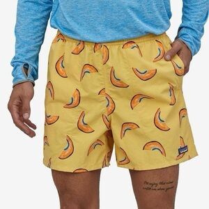 Patagonia Baggies Swim Shorts with Melon Pattern